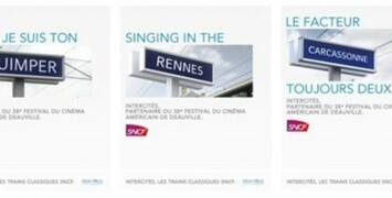 Une campagne LOL de la SNCF pour le Festival de Deauville