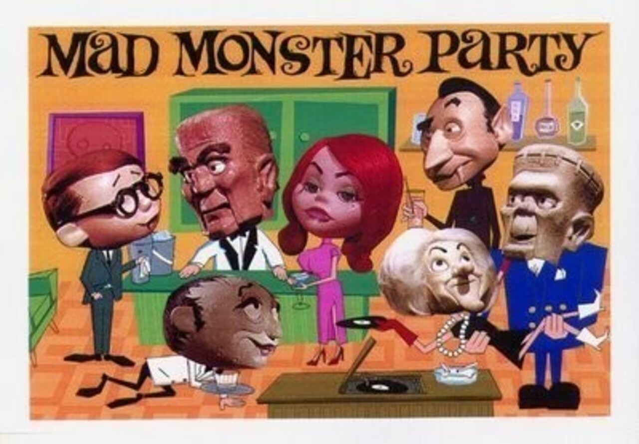 Безумная вечеринка наслаждений 17. Mad Monster Party 1967.