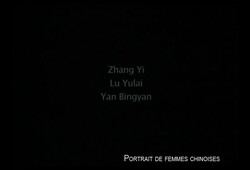 bande annonce de Portrait de femmes chinoises